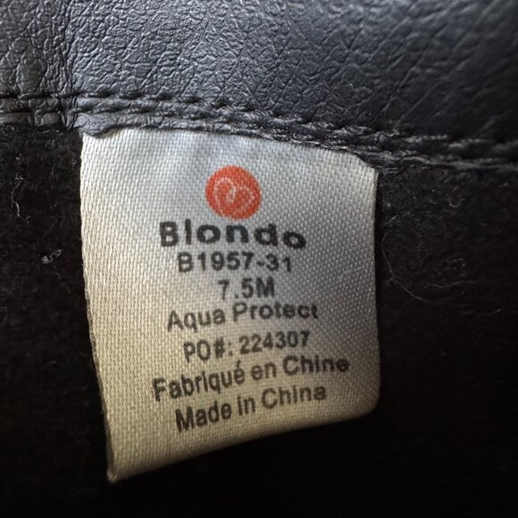 Blondo Loann Ankle Booties, AquaProtect Black Suede, Size 7.5 - Picture 2 of 15